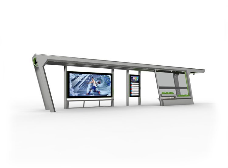 现代智能公交候车亭功能介绍